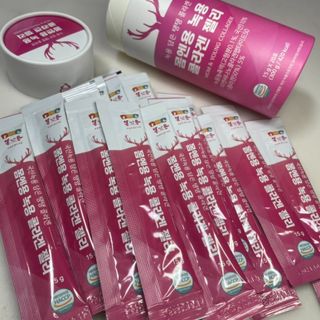 [몸엔용] 녹용 담은 탱탱 콜라겐 녹용 콜라겐 젤리 15g x 20포 — 5점을 준 리뷰어가 2022년 4월 올린 사용 사진