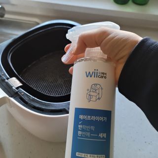 위케어 천연 주방세세, 에어프라이어세제, 다목적세정제, 발포텀블러세정제 — 5점을 준 리뷰어가 2021년 2월 올린 사용 사진