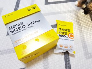 서울약사신협 프리미엄 비타민C 1,000mg_2.5g x 50포 — 5점을 준 리뷰어가 2021년 10월 올린 사용 사진