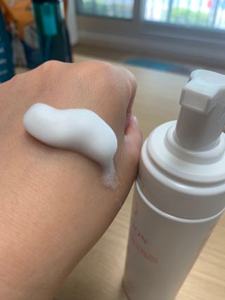 MF프리 [닥터문] 유산균 락토케어 질경초 여성청결제 200ml (폼타입) — 5점을 준 리뷰어가 2022년 6월 올린 사용 사진
