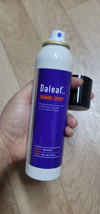 달리프 글램 샤이닝 스프레이 150ml — 5점을 준 리뷰어가 2021년 2월 올린 사용 사진
