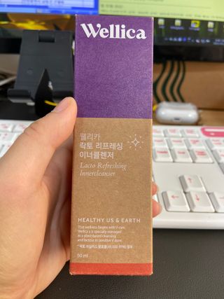 웰리카_V CARE 웰리카 락토 리프레싱 이너클렌저 50ml — 5점을 준 리뷰어가 2021년 3월 올린 사용 사진