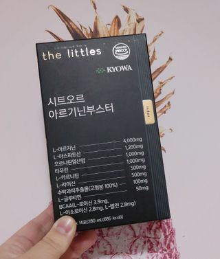 더리틀스 시트오르 아르기닌부스터 — 5점을 준 리뷰어가 2022년 11월 올린 사용 사진