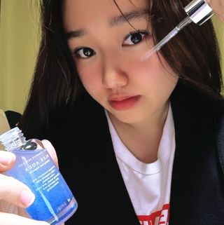 메디필 블루 아쿠아 카밍 볼 앰플 — 5점을 준 리뷰어가 2021년 3월 올린 사용 사진