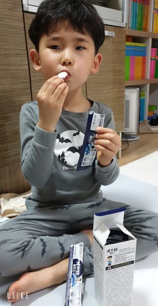 키즈텐플러스 연세 키즈텐 플러스 1개월 — 5점을 준 리뷰어가 2021년 3월 올린 사용 사진