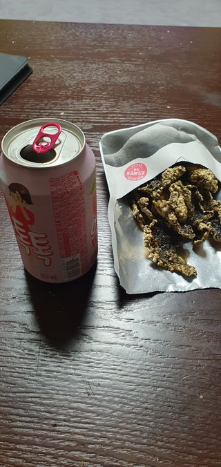 오봉산꽃부각 [만나식품] 오봉산 꽃부각 3가지 맛(오리지널, 새우맛, 매운고추맛) — 5점을 준 리뷰어가 2023년 1월 올린 사용 사진
