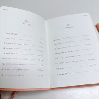 리훈 2023년 이야기다이어리 숏 날짜형 — 5점을 준 리뷰어가 2022년 12월 올린 사용 사진