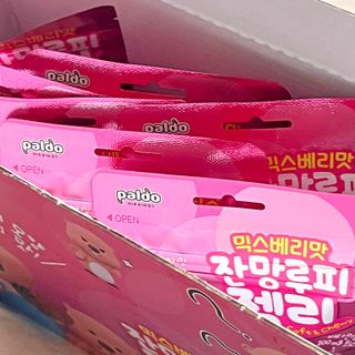 [팔도] 잔망루피젤리 믹스베리맛 42g 8개 — 4점을 준 리뷰어가 2022년 1월 올린 사용 사진