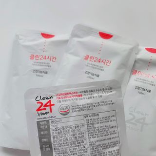 클린24시간 1BOX(5포) + 전용보틀(500ml) — 5점을 준 리뷰어가 2022년 8월 올린 사용 사진