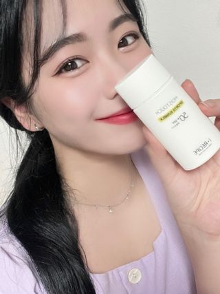 아이레시피 모이스트터치 스포츠 선밀크 50ml (SPF50+ PA+++) — 5점을 준 리뷰어가 2023년 6월 올린 사용 사진