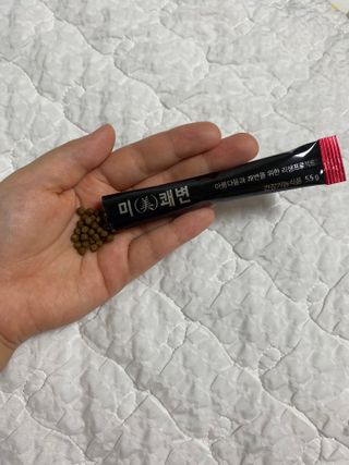 새롬바이오 리생 [미쾌변] 차전자피 식이섬유 건강기능식품 3팩 — 5점을 준 리뷰어가 2021년 6월 올린 사용 사진