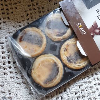 디앙뜨 포르투갈 에그타르트 오리지널 맛+패션후르츠+초콜릿타르트 맛 중 택1 — 4점을 준 리뷰어가 2021년 7월 올린 사용 사진