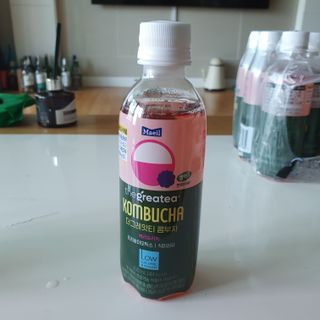더그레잇티 콤부차 [매일유업] 더그레잇티 44kcal 콤부차 300ml *12개입 (오리지널 6개+베리리치 6개) — 5점을 준 리뷰어가 2023년 7월 올린 사용 사진