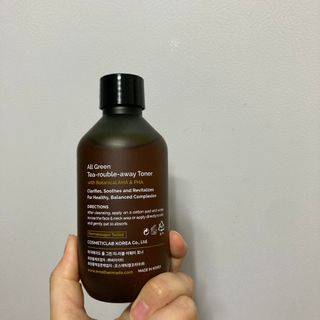 [마더메이드] 올 그린 티-러블 어웨이 페이스 토너_K — 5점을 준 리뷰어가 2020년 12월 올린 사용 사진
