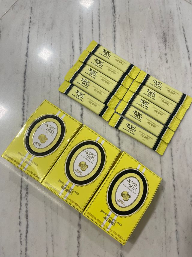 몽베스트 위드더 블랜딩 하우스 _레몬 블랙티 리뷰 사진