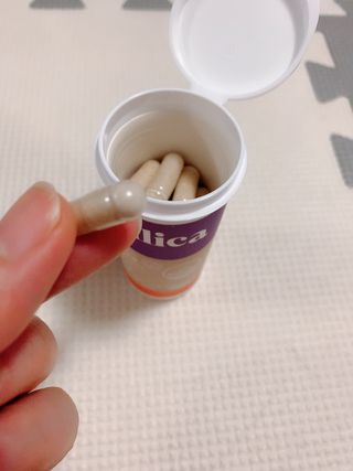 웰리카 더블유 100억 유산균 — 5점을 준 리뷰어가 2021년 1월 올린 사용 사진