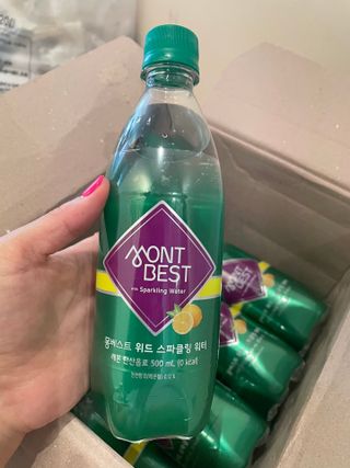 몽베스트 Montbest with Sparkling water Lemon OR Lime 20병(랜덤) — 5점을 준 리뷰어가 2022년 8월 올린 사용 사진