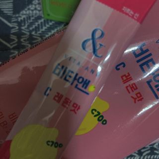 비타앤C 레몬맛, 망고맛 — 4.5점을 준 리뷰어가 2021년 4월 올린 사용 사진