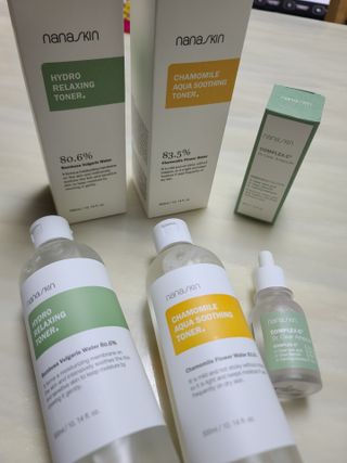 나나스킨 하이드로릴렉싱토너 — 5점을 준 리뷰어가 2021년 6월 올린 사용 사진