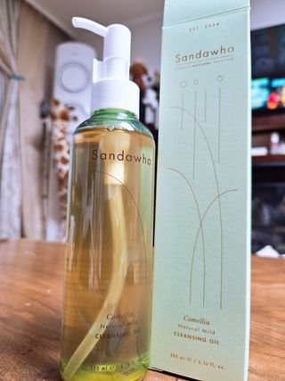 스킨큐어 산다화 순한 클렌징 동백 오일 200ml — 5점을 준 리뷰어가 2023년 12월 올린 사용 사진