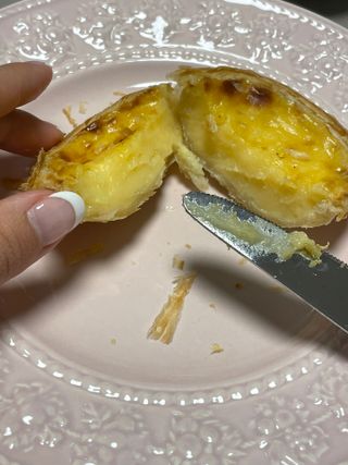 디앙뜨 포르투갈 에그타르트 오리지널 맛+패션후르츠+초콜릿타르트 맛 중 택1 — 5점을 준 리뷰어가 2021년 8월 올린 사용 사진