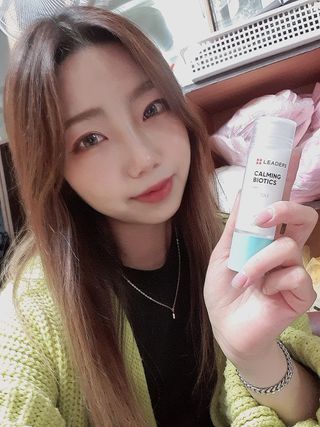리더스코스메틱 카밍 바이오틱스 앰플 — 5점을 준 리뷰어가 2021년 2월 올린 사용 사진