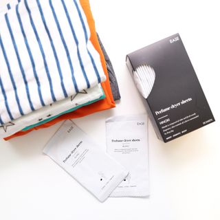 [이즈라이프코스메틱] 퍼퓸 드라이어 시트 히노끼향  or 블랑향 2중 택1 30매 — 5점을 준 리뷰어가 2021년 5월 올린 사용 사진