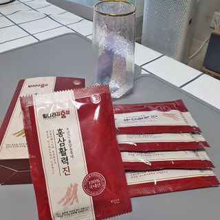 힘내라김홍삼 홍삼활력진 50ml x 5포 — 5점을 준 리뷰어가 2021년 3월 올린 사용 사진