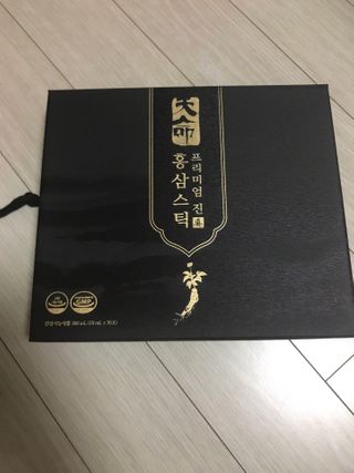 헬스업_천명진프리미엄홍삼스틱_10ml x 30포 — 5점을 준 리뷰어가 2021년 2월 올린 사용 사진