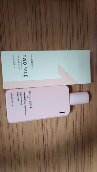 [정우성의 올인원] 무슈제이 투 페이스 톤 업 올인원 / 남자화장품 브랜드 — 5점을 준 리뷰어가 2021년 3월 올린 사용 사진