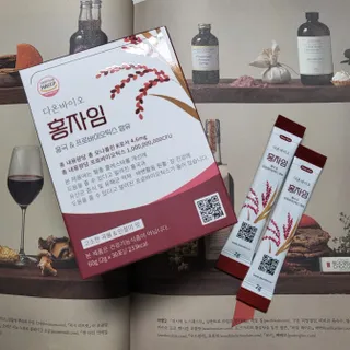 하루 1포로 콜레스테롤, 유산균, 고역가 소화효소까지 한번에 섭취! 다온바이오 홍자임 1개월분(30포) — 5점을 준 리뷰어가 2022년 12월 올린 사용 사진