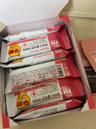 일동제약 마이니 마이니 늘씬날씬 콜라겐 세트 — 5점을 준 리뷰어가 2021년 3월 올린 사용 사진