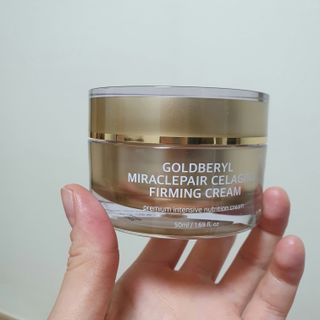 피부미 골드베릴 미라클페어 세레이징 퍼밍 크림 50ml — 3.5점을 준 리뷰어가 2021년 9월 올린 사용 사진