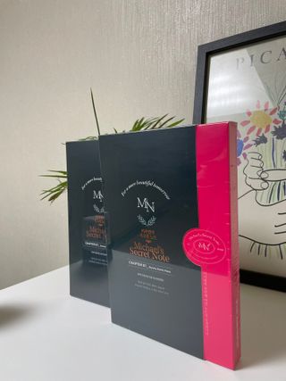 미카엘의 시크릿 노트 Chapter 1. 뷰티 밤 마스크 2box(1box,5매) — 4.5점을 준 리뷰어가 2022년 10월 올린 사용 사진