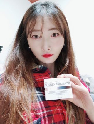 아이코이 디펜더 미백 크림 수분 기미잡티 수부지 색소침착 — 5점을 준 리뷰어가 2022년 12월 올린 사용 사진