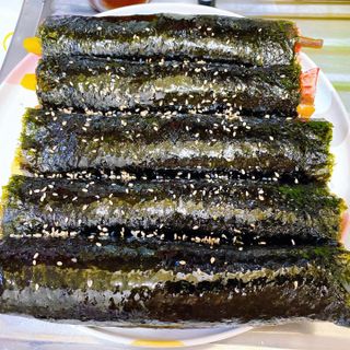 해풀잎 누구나 김밥*1ea [(혼합야채 35g *1ea,  김밥김 (5g, 5ea),  양념간장 (6g, 5ea), 참기름(5g, 2ea)] — 5점을 준 리뷰어가 2022년 7월 올린 사용 사진