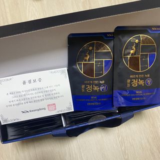 광동생활건강 [광동] 바르게 만든 녹용, 광동정녹청 — 5점을 준 리뷰어가 2022년 1월 올린 사용 사진