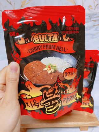 불타 지옥불카레 불지옥맛 180g x 3봉 — 2.5점을 준 리뷰어가 2021년 6월 올린 사용 사진
