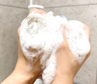 [닥터문] 센텔라 시카케어 화이트머스크 바디워시 1000ml — 5점을 준 리뷰어가 2024년 8월 올린 사용 사진