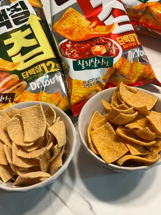 맛있게 채우는 단백질 12g, 닥터유 단백질칩 — 5점을 준 리뷰어가 2023년 12월 올린 사용 사진