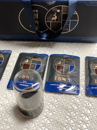 광동생활건강 [광동] 바르게 만든 녹용, 광동정녹청 — 5점을 준 리뷰어가 2021년 11월 올린 사용 사진