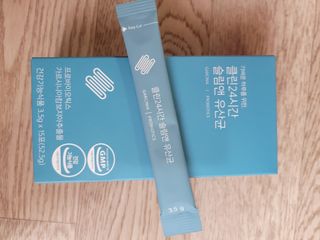 클린24시간 슬림앤유산균 1박스 (3.5g X 15포) — 5점을 준 리뷰어가 2022년 7월 올린 사용 사진