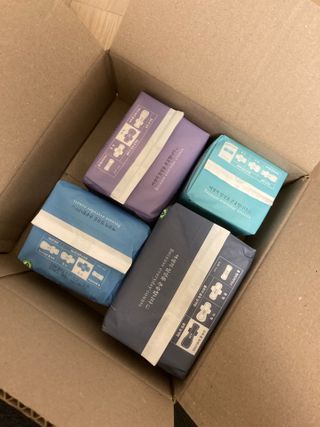 블루블루 유기농 순면 커버 생리대 — 5점을 준 리뷰어가 2021년 1월 올린 사용 사진