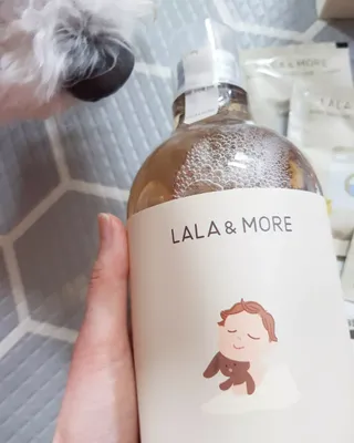 라라앤모어 유아 액체세제+세탁기클리너 — 5점을 준 리뷰어가 2022년 2월 올린 사용 사진