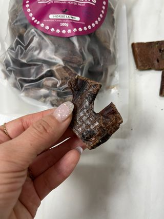 [졸리졸리]말 폐(HORSE LUNG) — 5점을 준 리뷰어가 2023년 2월 올린 사용 사진
