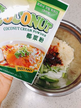[유픽] 코코넛 커리부터 칵테일까지, 춘광 코코넛 크림 파우더 3입, 2세트, 총 6개 — 5점을 준 리뷰어가 2021년 2월 올린 사용 사진
