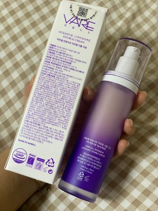 바르셀 주름개선 리프팅 영양크림 인텐시브 리포좀 더블크림-C2 50ml — 5점을 준 리뷰어가 2021년 11월 올린 사용 사진