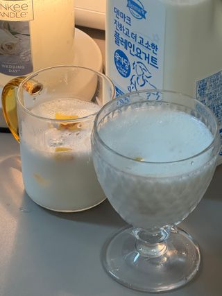 프리_[덴마크] 진하고 더 고소한 플레인 요거트 1.8L — 4.5점을 준 리뷰어가 2025년 8월 올린 사용 사진