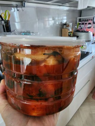 셰프애찬 알타리김치 총각김치 1kg — 5점을 준 리뷰어가 2022년 10월 올린 사용 사진
