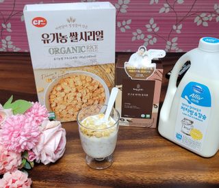 씨알푸드 유기농 쌀 시리얼 390g + 갓 구운 유기농 발아통곡물 150g — 5점을 준 리뷰어가 2021년 12월 올린 사용 사진